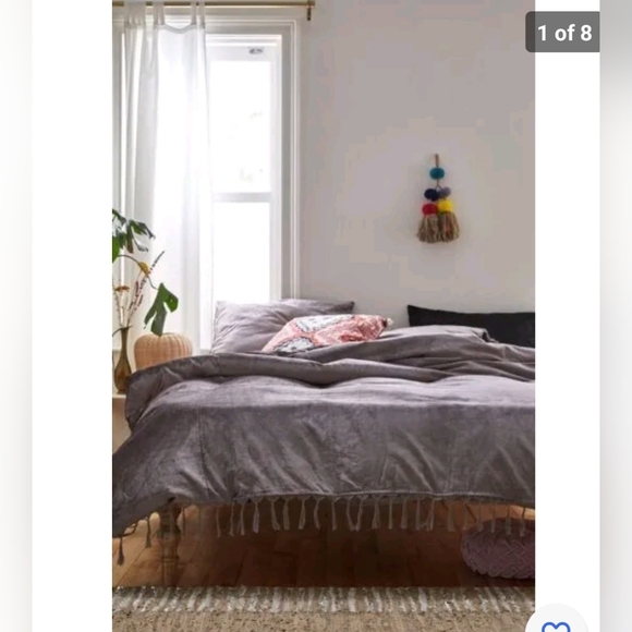Urban Outfitters Other - Urban Outfitters Julienne Velvet Duvet Cover Twin Size XL
